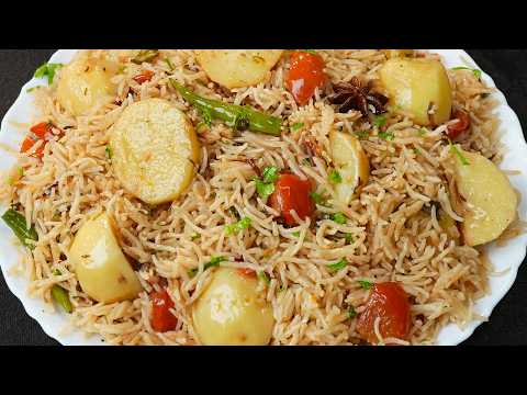 पुलाव तो हज़ारो बार बनये होंगे सिर्फ1बार मेरा ये तरीका देखलेंगे तोअभी केअभी बनएंगे ALOO YAKHNI PULAV