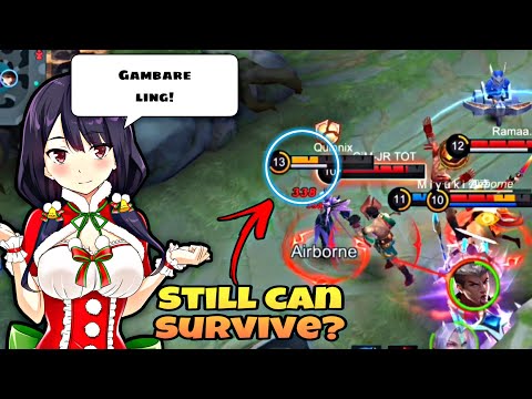 LING LIGHTNING SPEED⚡️ | 0.01% HP STILL CAN SURVIVE🥱 | LING MONTAGE #8 | MOBILE LEGENDS: BANG BANG