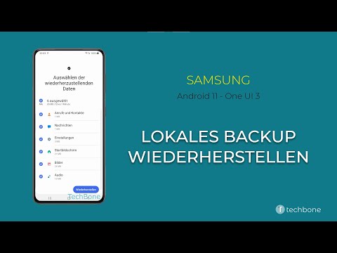 Lokales Backup wiederherstellen - Samsung [Android 11 - One UI 3]