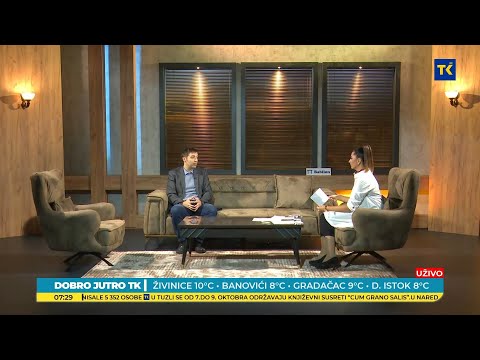 RTVTK - DOBRO JUTRO TK - JUSUF DŽAFIĆ, JU SPECIJALNA BIBLIOTEKA “BEHRAM-BEG” U TUZLI 08-10-2021