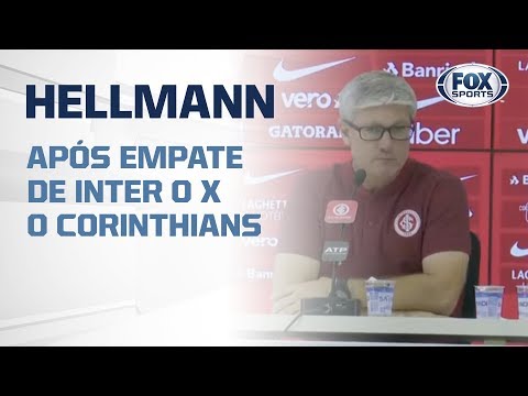 HELLMANN AO VIVO! Técnico colorado fala após empate de Internacional 0x0 Corinthians no Brasileirão