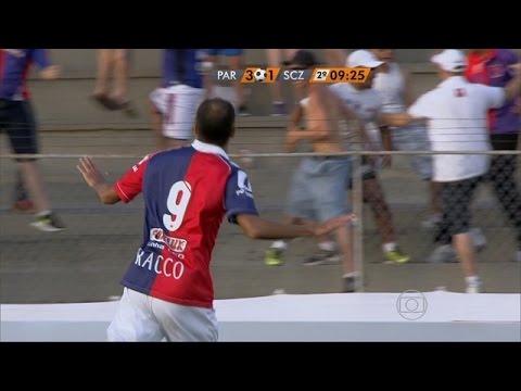 2ºGol de Carlão,  Paraná 3 x 2 Santa Cruz 29/08/2015, Brasileiro Série B 2015