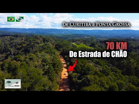 AVENTURA por Estrada Desconhecida entre Curitiba e Ponta Grossa!
