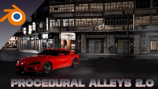 How To Use Procedural Alleys 2.0