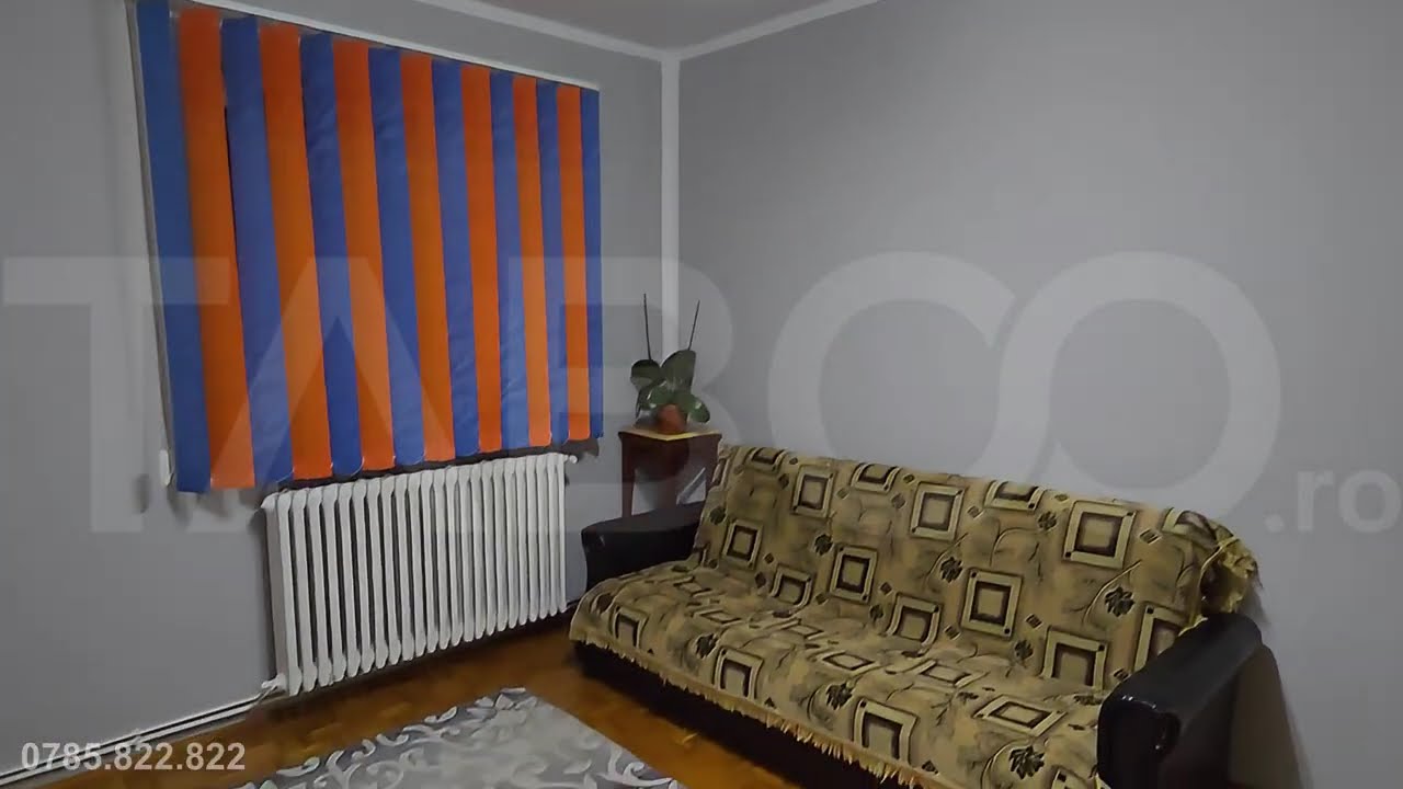 Apartament 2 camere de vanzare mobilat Mihai Viteazul Cedonia Sibiu - Video