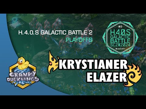 Krystianer vs Elazer - PvZ | H.4.0.S Galactic Battle 2 by ENDORFY | Polish LAN StarCraft Tournament