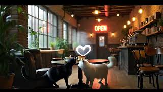 The couple of the century #skaterboy #cat #catsoftiktok #ailove #catcafe #fyp #coffeecat #coffeelove