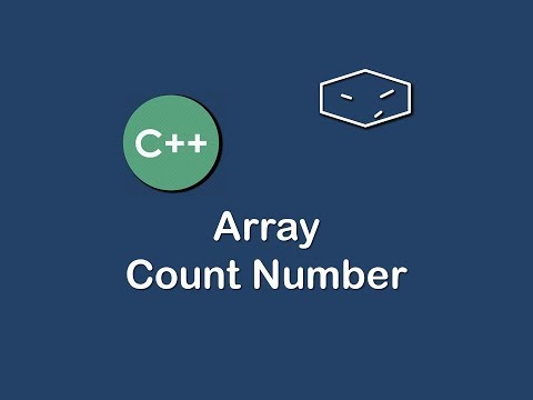 array count number in c