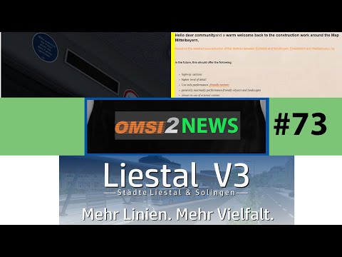 Omsi 2: News #73 s41x DLC mod, Mittelbayern & Liestal v3 WIP German Maps