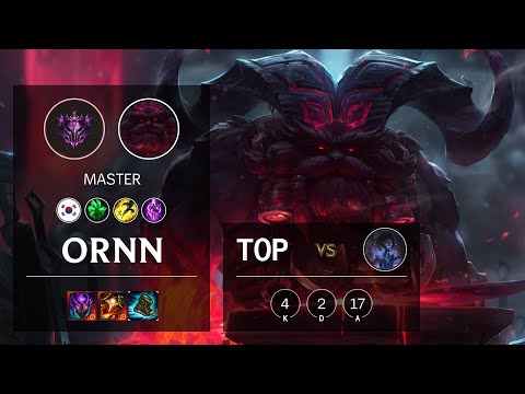 Ornn Top vs Sylas - KR Master Patch 10.14