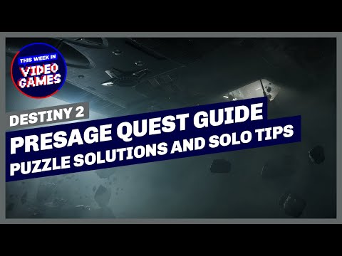 Destiny 2 - PRESAGE EXOTIC QUEST GUIDE Including How To Start, Puzzle Solutions and Solo Tips