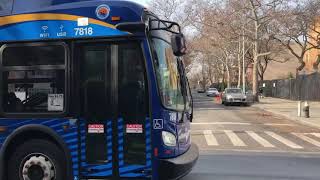 MTA: 2019 New Flyer XD40 Xcelsior #7818 on the B57