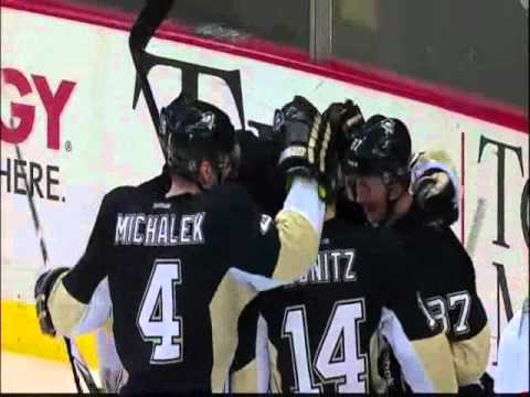 Crosby's First 2 Goals Back From Injury