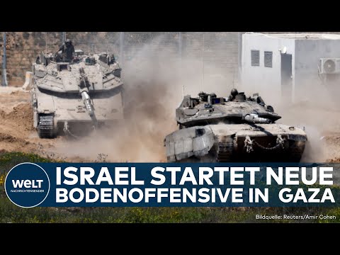 KRIEG IN GAZA: Israelische Armee startet neue Bodenoffensive im Gazastreifen