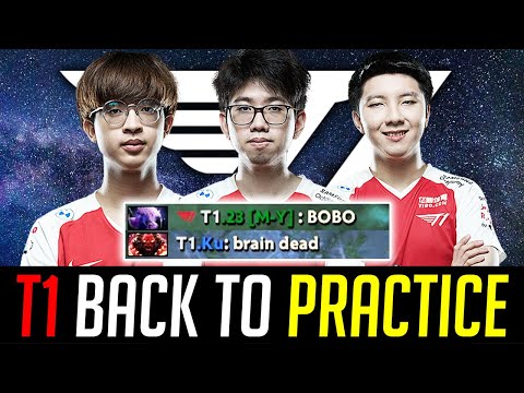 T1 back to practice for TI10 - 23savage vs. Kuku & Whitemon DOTA 2