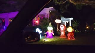 Halloween Yard Display Tour Of Ocala FL (October 1st)