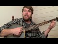Basic Drop Thumb & Double Thumbing Technique for Clawhammer Banjo