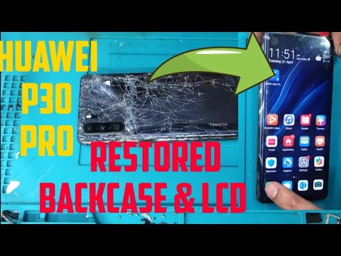 Huawei P30 pro restored backcase and lcd / original lcd