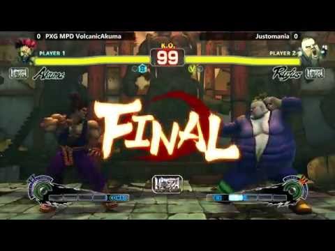 USF4 @ Resistance: Voltage - PXG MPD VolcanicAkuma vs Justomania [720p/60fps]