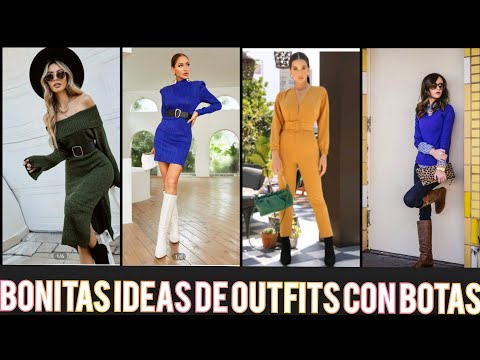 ♥️OUTFITS CON BOTAS♥️ 2021TEMPORADA DE OTOÑO INVIERNO 🍁 OUTFITS CON BOTAS PARA MUJER #OUYFITS #BOOTS