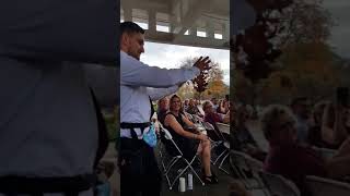 The best #flowerman ever!  #fallfoliage #fannypackmania