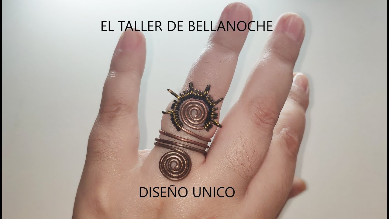 COMO HACER UN ANILLO SOL Y LUNA-HOW TO MAKE A SUN AND MOON RING