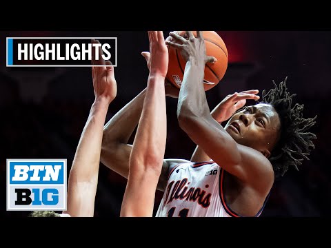 Highlights: Illini Hold on vs. Hoosiers | Indiana at Illinois | March 1, 2020