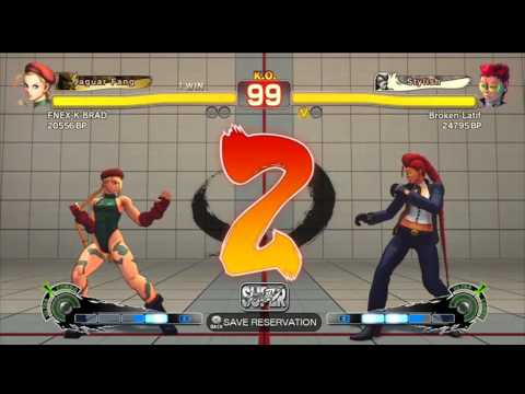 SSF4: FNEX K BRAD (Cammy) VS Broken Latif (C. Viper)
