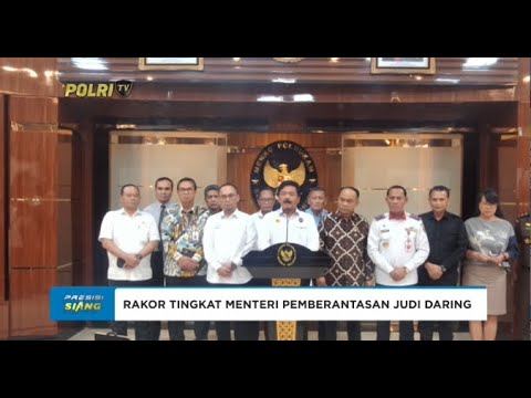 HASIL RAKOR SATGAS PEMBERANTASAN JUDI DARING