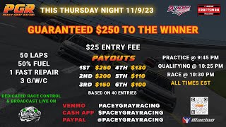 PGR Money Racing | Thursday Night Heat Series | Talladega Superspeedway