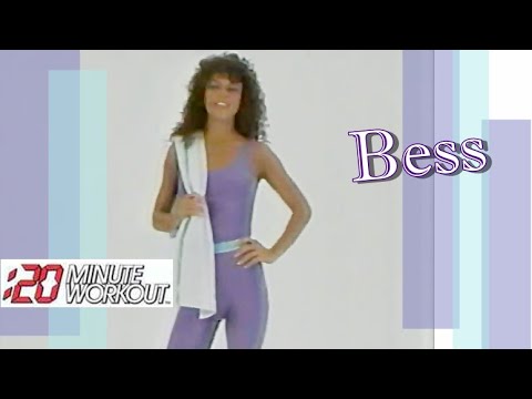 The :20 Minute Workout, full episode - Bess, Sharon and Nerisse. Lavender bodysuits.