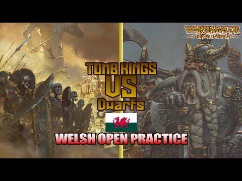 BATTLE REPORT: Tomb Kings v Dwarfs - Welsh Open Practise