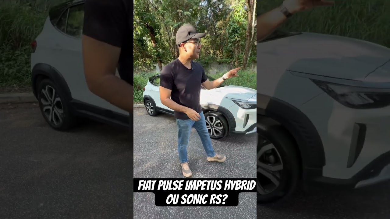 FIAT PULSE HYBRID OU CHEVROLET SONIC RS? Qual você compraria? Tem vídeo completo aqui