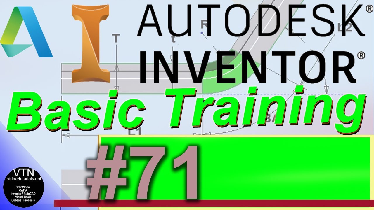 AutoDesk INVENTOR Basic Training 71 ( Exercise 10 )