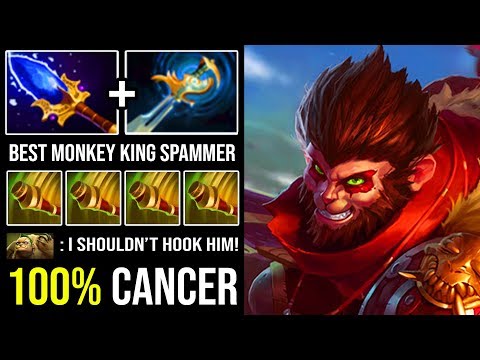 NEW 9K MONKEY KING SPAMMER 100% Fast Dodge & Juke with 1Kill Per Min EPIC Tree Jump 7.23E DotA 2