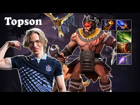 Topson - Beastmaster Midlane | Dota 2 7.31c Gameplay