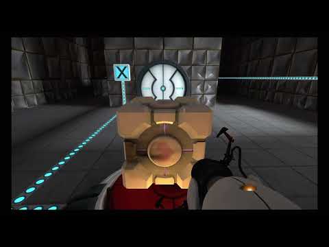 Portal - (18) Test 17: Weighted Companion Cube