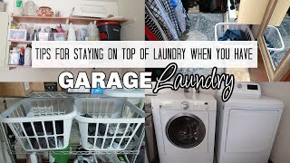 Laundry Routine | How to Stay on Top of Laundry | Garage Laundry