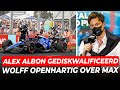 Albon gediskwalificeerd na kwalificatie, Wolff over Verstappen: ‘Dit is niet zijn laatste WK-titel’