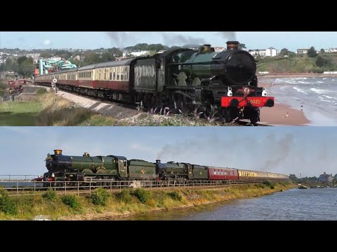 Triple mainline steam climb Whiteball and Rattery, 6/9/25