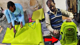 Handmade School Bag Making Tutorial | Amazing Process