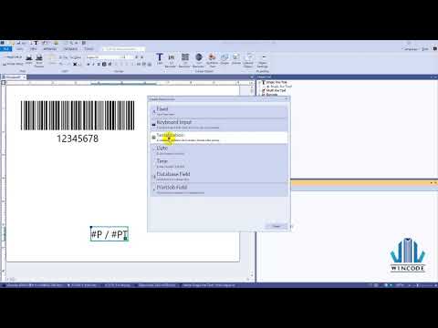 Creating running numbers and barcodes thumbnail