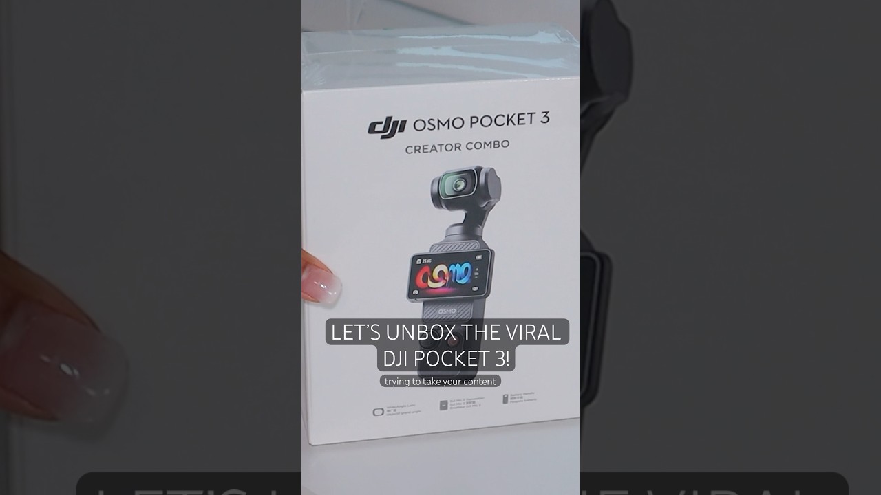 UNBOXING THE VIRAL DJI OSMO POCKET 3! | Fayy Lenee Shorts