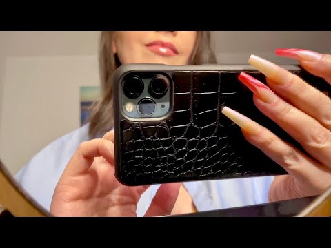 ASMR  1 HOUR phone and camera tapping with long nails, no talking