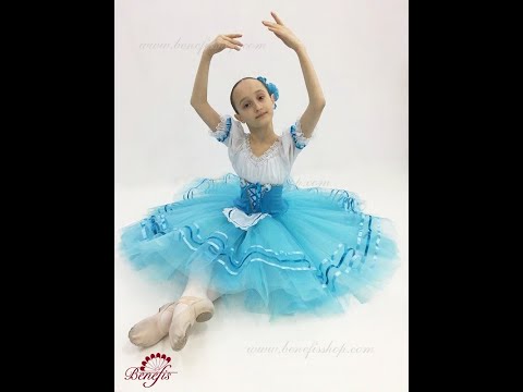 Костюм крестьянки - pas de deux 1 акт P 0506A - video 3