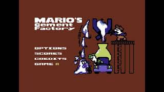 Commodore 64 =+ Mario's Cement Factory += Updated Version 2021