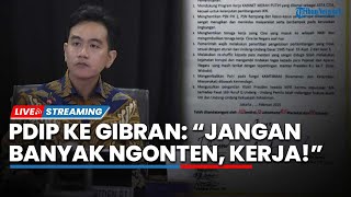 Ricuh Desakan Prabowo Copot Gibran hingga PDIP Sindir Wapres hanya Sibuk 'Ngonten' Tak Kerja