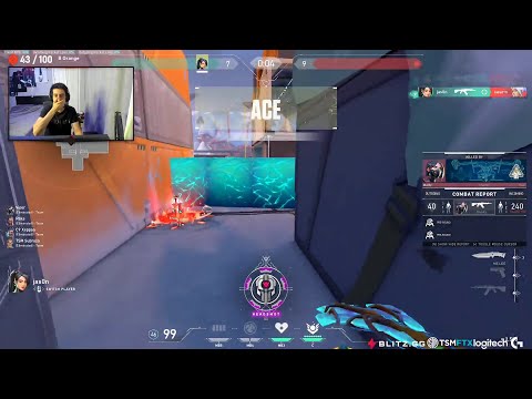 Subroza's reaction to SAGE's 1v4 ACE CLUTCH