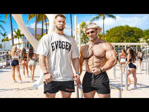 Training at Miami’s Hottest Beach Gym (It’s Chaos)