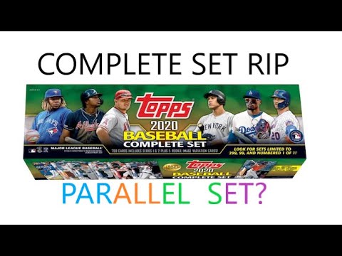 Green Box Complete Set Rip - Hall Of Fame Vote Eve! Parallel Set??? Foilboard?